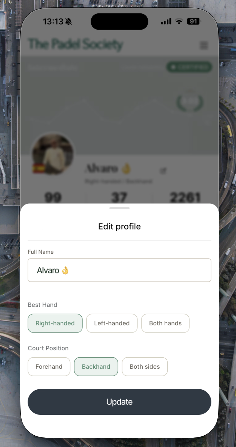 Edit Profile